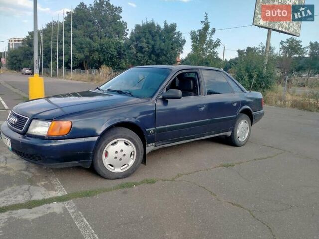 Синий Ауди 100, объемом двигателя 2.6 л и пробегом 350 тыс. км за 1900 $, фото 2 на Automoto.ua