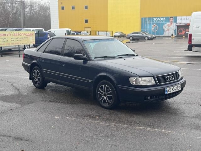 Синий Ауди 100, объемом двигателя 2 л и пробегом 264 тыс. км за 2500 $, фото 2 на Automoto.ua