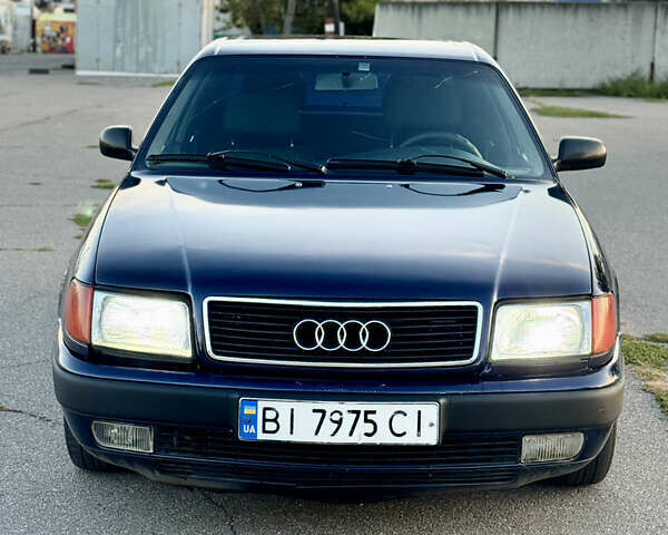 Синий Ауди 100, объемом двигателя 2.6 л и пробегом 356 тыс. км за 3300 $, фото 2 на Automoto.ua