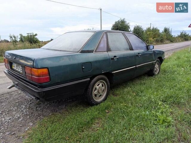 Зеленый Ауди 100, объемом двигателя 1.97 л и пробегом 370 тыс. км за 1150 $, фото 3 на Automoto.ua