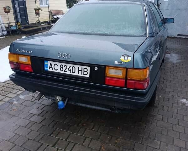 Зеленый Ауди 100, объемом двигателя 2 л и пробегом 350 тыс. км за 2350 $, фото 3 на Automoto.ua