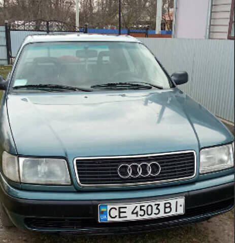 Зеленый Ауди 100, объемом двигателя 2 л и пробегом 311 тыс. км за 3200 $, фото 3 на Automoto.ua