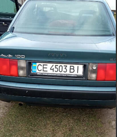 Зеленый Ауди 100, объемом двигателя 2 л и пробегом 311 тыс. км за 3200 $, фото 1 на Automoto.ua