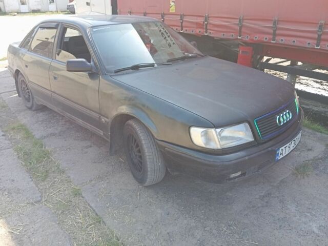 Зеленый Ауди 100, объемом двигателя 2 л и пробегом 500 тыс. км за 2200 $, фото 1 на Automoto.ua
