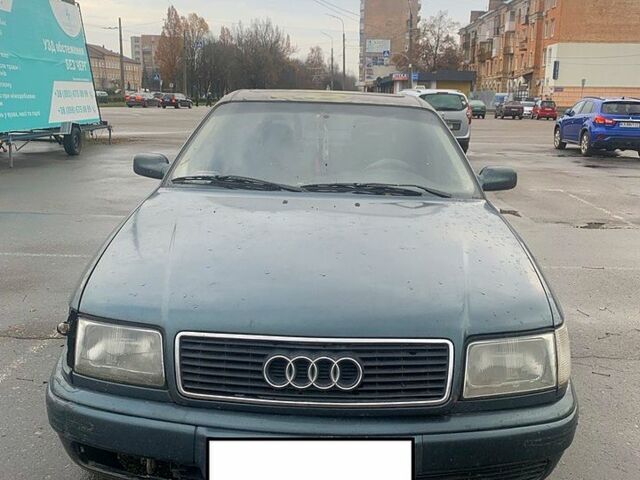 Зеленый Ауди 100, объемом двигателя 2 л и пробегом 200 тыс. км за 1400 $, фото 1 на Automoto.ua