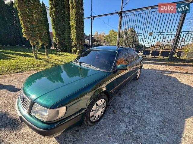 Зеленый Ауди 100, объемом двигателя 2.6 л и пробегом 292 тыс. км за 2800 $, фото 6 на Automoto.ua