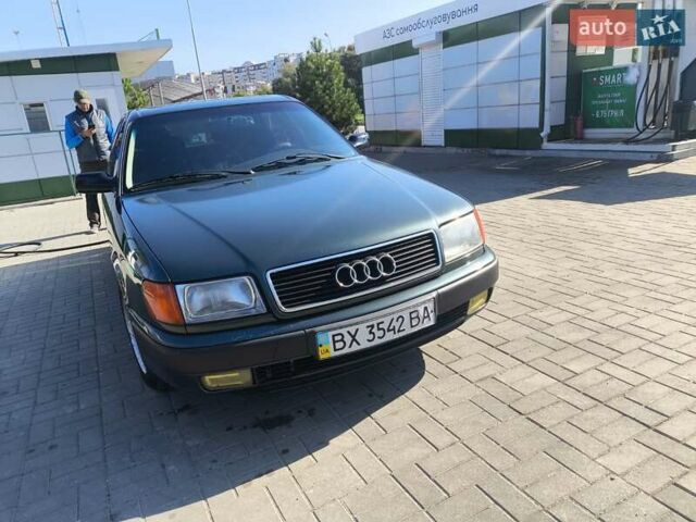 Зеленый Ауди 100, объемом двигателя 2.3 л и пробегом 300 тыс. км за 3500 $, фото 1 на Automoto.ua