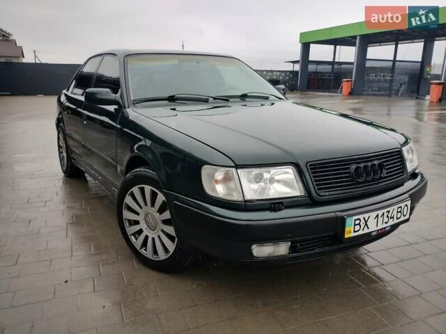 Зеленый Ауди 100, объемом двигателя 2.8 л и пробегом 320 тыс. км за 4200 $, фото 2 на Automoto.ua