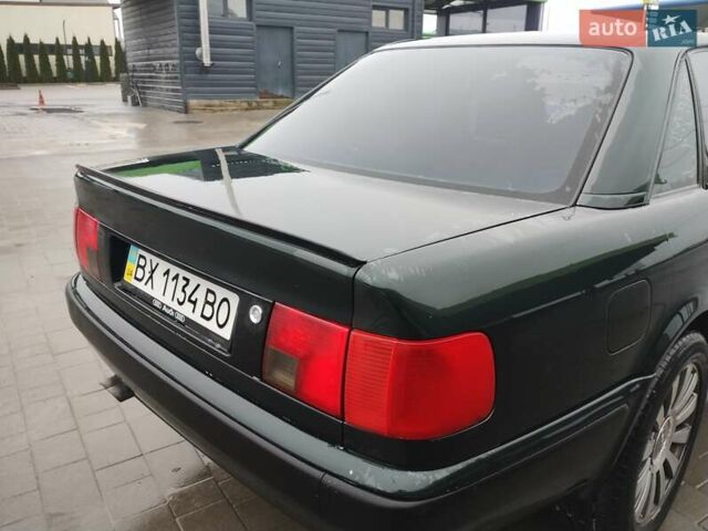 Зеленый Ауди 100, объемом двигателя 2.8 л и пробегом 320 тыс. км за 4200 $, фото 1 на Automoto.ua