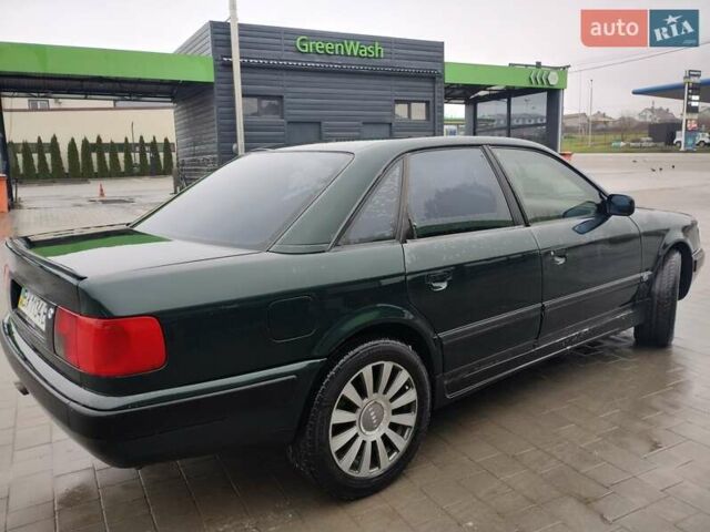 Зеленый Ауди 100, объемом двигателя 2.8 л и пробегом 320 тыс. км за 4200 $, фото 4 на Automoto.ua