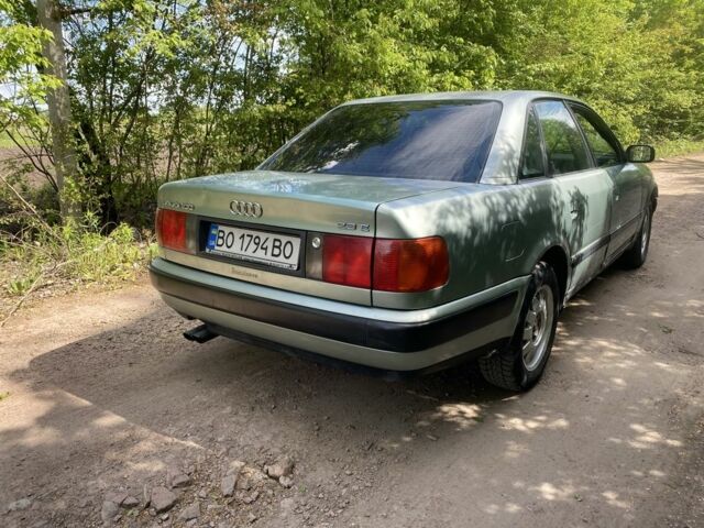 Зеленый Ауди 100, объемом двигателя 2.3 л и пробегом 400 тыс. км за 1400 $, фото 1 на Automoto.ua