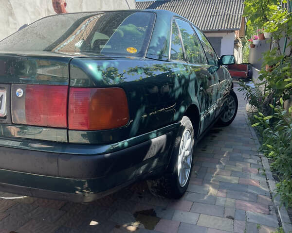 Зеленый Ауди 100, объемом двигателя 1.98 л и пробегом 320 тыс. км за 3000 $, фото 1 на Automoto.ua