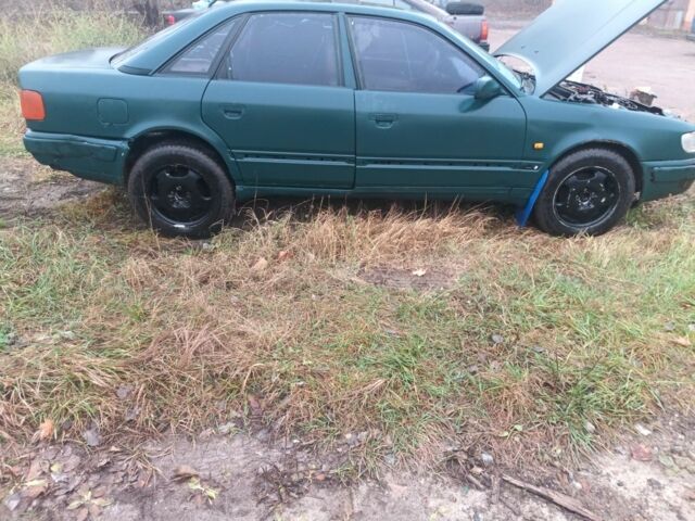 Зеленый Ауди 100, объемом двигателя 2.8 л и пробегом 320 тыс. км за 2100 $, фото 4 на Automoto.ua