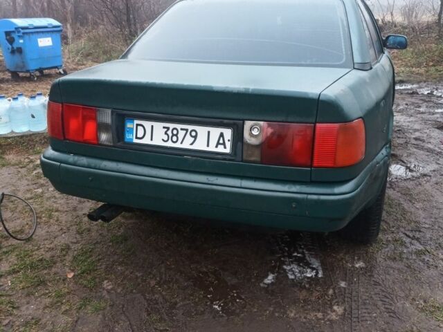 Зеленый Ауди 100, объемом двигателя 2.8 л и пробегом 320 тыс. км за 2100 $, фото 1 на Automoto.ua