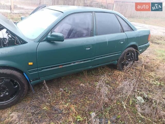 Зеленый Ауди 100, объемом двигателя 2.77 л и пробегом 350 тыс. км за 2100 $, фото 1 на Automoto.ua