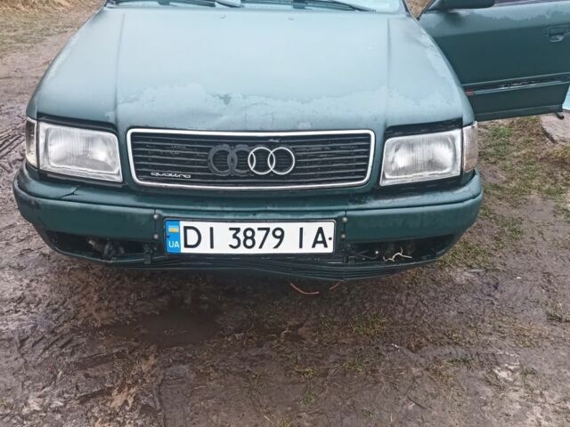 Зеленый Ауди 100, объемом двигателя 2.8 л и пробегом 320 тыс. км за 2100 $, фото 2 на Automoto.ua