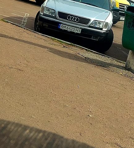 Зеленый Ауди 100, объемом двигателя 2.6 л и пробегом 454 тыс. км за 2900 $, фото 1 на Automoto.ua