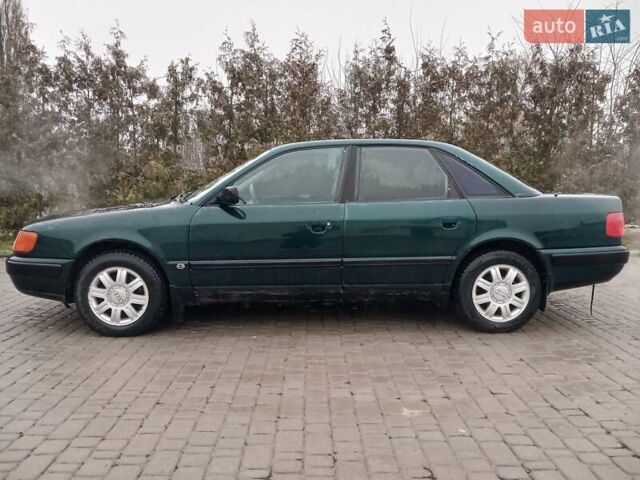 Зеленый Ауди 100, объемом двигателя 2.6 л и пробегом 378 тыс. км за 2700 $, фото 2 на Automoto.ua