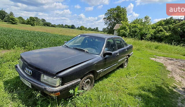 Чорний Ауді 200, об'ємом двигуна 2.23 л та пробігом 341 тис. км за 900 $, фото 1 на Automoto.ua