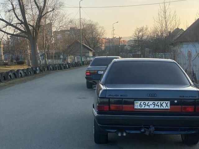 Синий Ауди 200, объемом двигателя 2.2 л и пробегом 400 тыс. км за 2200 $, фото 10 на Automoto.ua