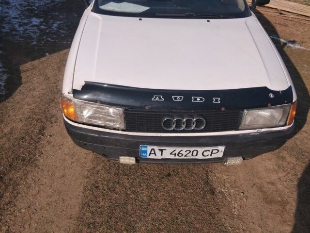Белый Ауди 80, объемом двигателя 1.8 л и пробегом 90 тыс. км за 950 $, фото 3 на Automoto.ua