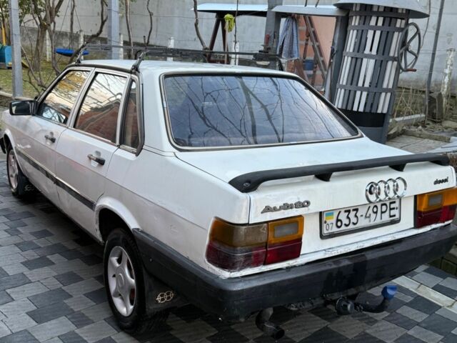 Белый Ауди 80, объемом двигателя 1.6 л и пробегом 220 тыс. км за 1000 $, фото 5 на Automoto.ua