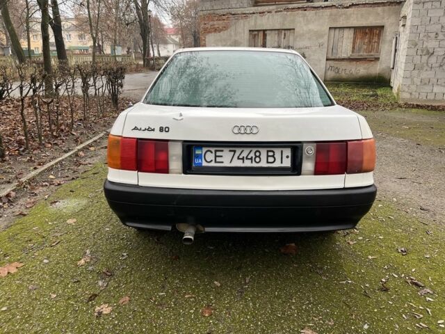 Белый Ауди 80, объемом двигателя 1.6 л и пробегом 300 тыс. км за 1100 $, фото 4 на Automoto.ua