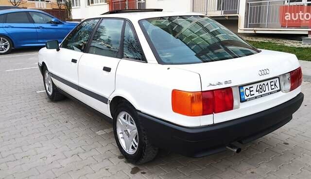 Белый Ауди 80, объемом двигателя 1.78 л и пробегом 180 тыс. км за 3000 $, фото 13 на Automoto.ua