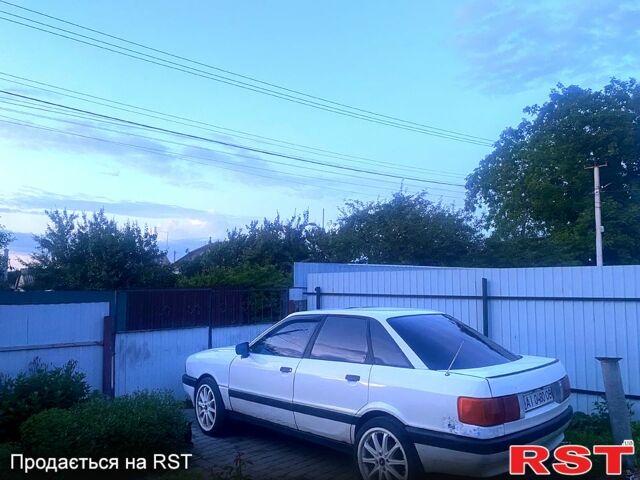Білий Ауді 80, об'ємом двигуна 1.8 л та пробігом 0 тис. км за 1800 $, фото 1 на Automoto.ua