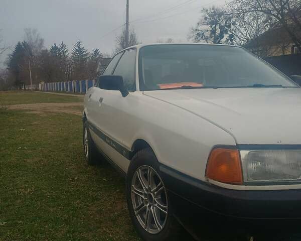 Ауди 80 1991 в Жмеренке на Automoto.ua Белый Ауди 80, объемом двигателя 1.8 л и пробегом 240 тыс. км за 2200 $, фото 1 на Automoto.ua
