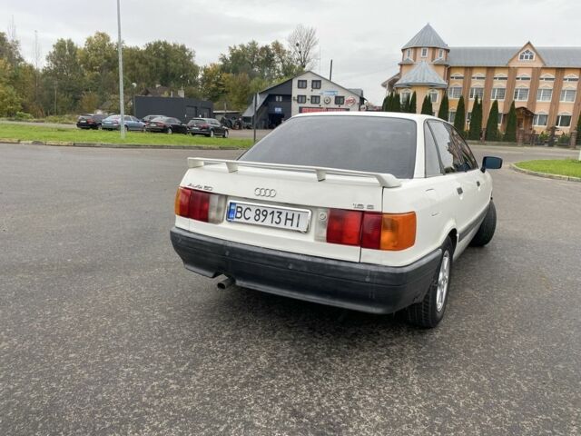 Белый Ауди 80, объемом двигателя 1.8 л и пробегом 369 тыс. км за 1999 $, фото 3 на Automoto.ua