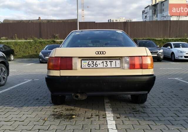 Бежевый Ауди 80, объемом двигателя 1.8 л и пробегом 326 тыс. км за 1550 $, фото 8 на Automoto.ua