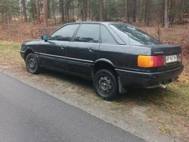 Черный Ауди 80, объемом двигателя 1 л и пробегом 1 тыс. км за 595 $, фото 1 на Automoto.ua