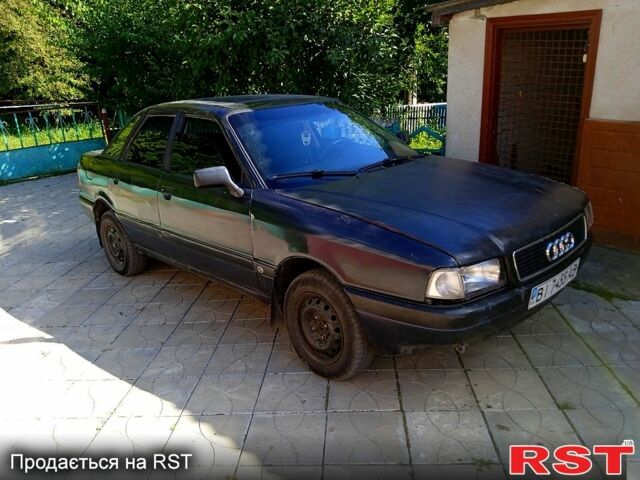 Черный Ауди 80, объемом двигателя 1.8 л и пробегом 290 тыс. км за 1300 $, фото 2 на Automoto.ua
