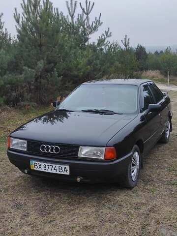 Черный Ауди 80, объемом двигателя 1.6 л и пробегом 360 тыс. км за 2750 $, фото 24 на Automoto.ua