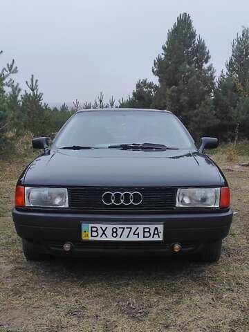 Черный Ауди 80, объемом двигателя 1.6 л и пробегом 360 тыс. км за 2750 $, фото 11 на Automoto.ua