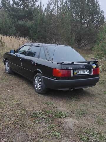 Черный Ауди 80, объемом двигателя 1.6 л и пробегом 360 тыс. км за 2750 $, фото 22 на Automoto.ua