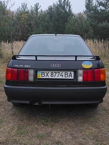 Черный Ауди 80, объемом двигателя 1.6 л и пробегом 360 тыс. км за 2750 $, фото 3 на Automoto.ua