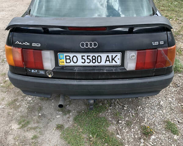 Чорний Ауді 80, об'ємом двигуна 1.8 л та пробігом 176 тис. км за 1800 $, фото 1 на Automoto.ua