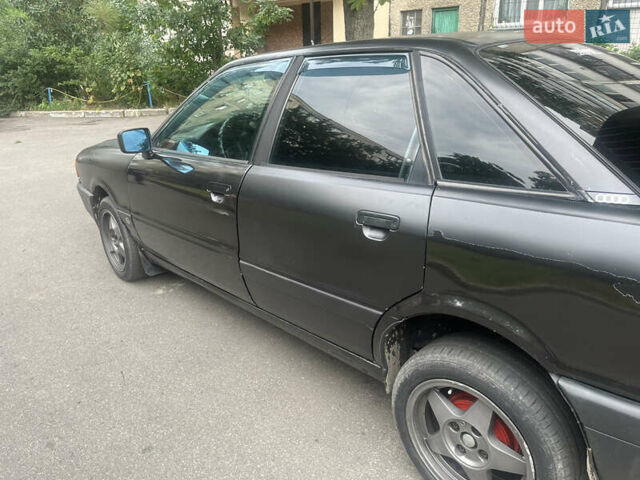 Черный Ауди 80, объемом двигателя 1.6 л и пробегом 347 тыс. км за 2000 $, фото 2 на Automoto.ua