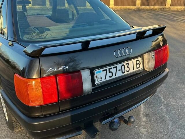 Чорний Ауді 80, об'ємом двигуна 1.8 л та пробігом 337 тис. км за 1050 $, фото 1 на Automoto.ua