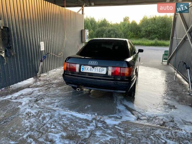 Черный Ауди 80, объемом двигателя 1.8 л и пробегом 777 тыс. км за 1750 $, фото 2 на Automoto.ua