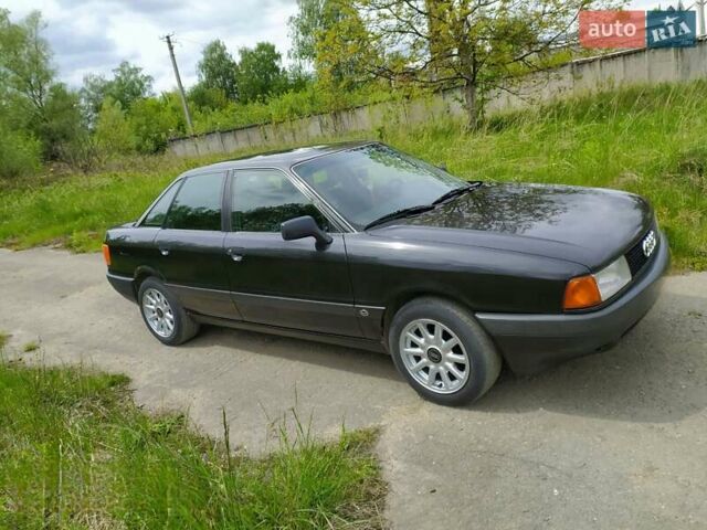 Черный Ауди 80, объемом двигателя 1.8 л и пробегом 320 тыс. км за 2500 $, фото 13 на Automoto.ua