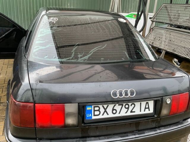 Черный Ауди 80, объемом двигателя 2.8 л и пробегом 400 тыс. км за 2350 $, фото 3 на Automoto.ua