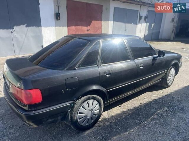 Черный Ауди 80, объемом двигателя 2 л и пробегом 310 тыс. км за 2500 $, фото 3 на Automoto.ua