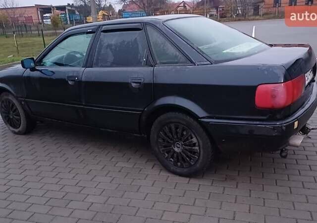 Черный Ауди 80, объемом двигателя 2 л и пробегом 240 тыс. км за 2200 $, фото 11 на Automoto.ua