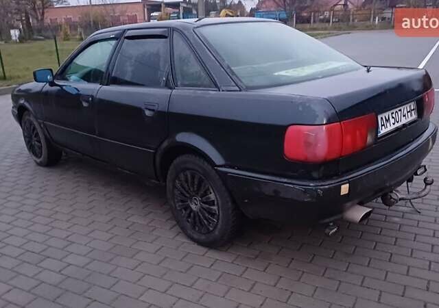 Черный Ауди 80, объемом двигателя 2 л и пробегом 240 тыс. км за 2200 $, фото 15 на Automoto.ua