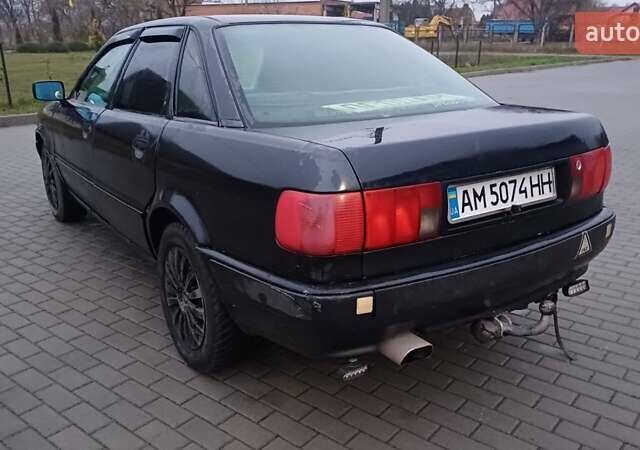 Черный Ауди 80, объемом двигателя 2 л и пробегом 240 тыс. км за 2200 $, фото 13 на Automoto.ua