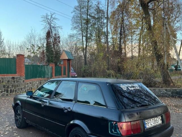Чорний Ауді 80, об'ємом двигуна 1.9 л та пробігом 260 тис. км за 650 $, фото 1 на Automoto.ua