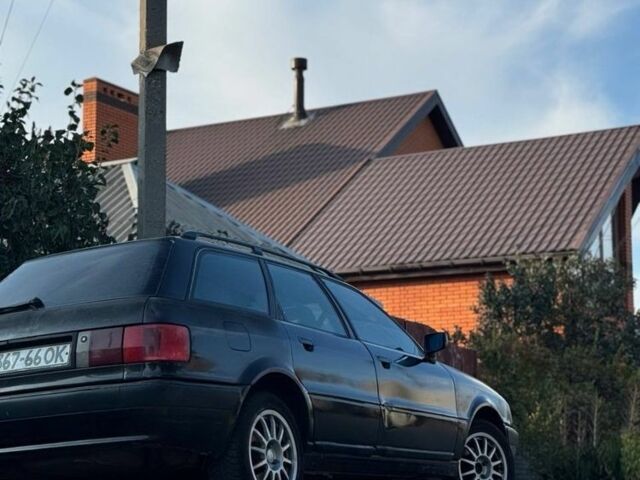 Черный Ауди 80, объемом двигателя 1.9 л и пробегом 518 тыс. км за 1999 $, фото 1 на Automoto.ua